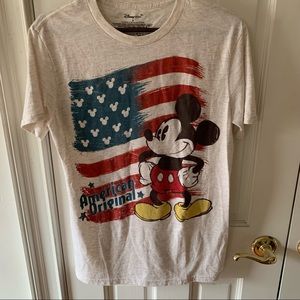 Adult Size Small DISNEY STORE Mickey Americana Tee